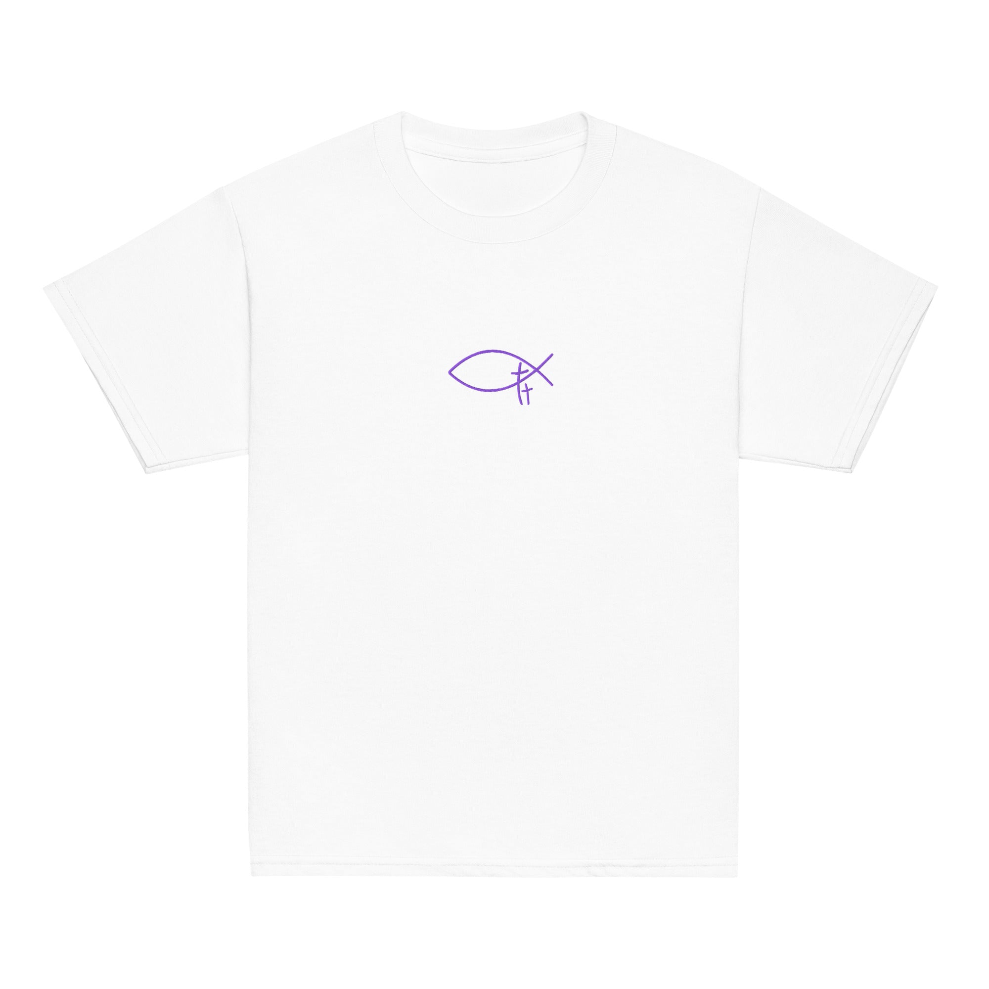 Christliche Kinderkleidung mit hochwertiger Stickerei. Minimalistische  Kinder T-Shirt Little Identity von beloved.Identity .  Faith Streetweae