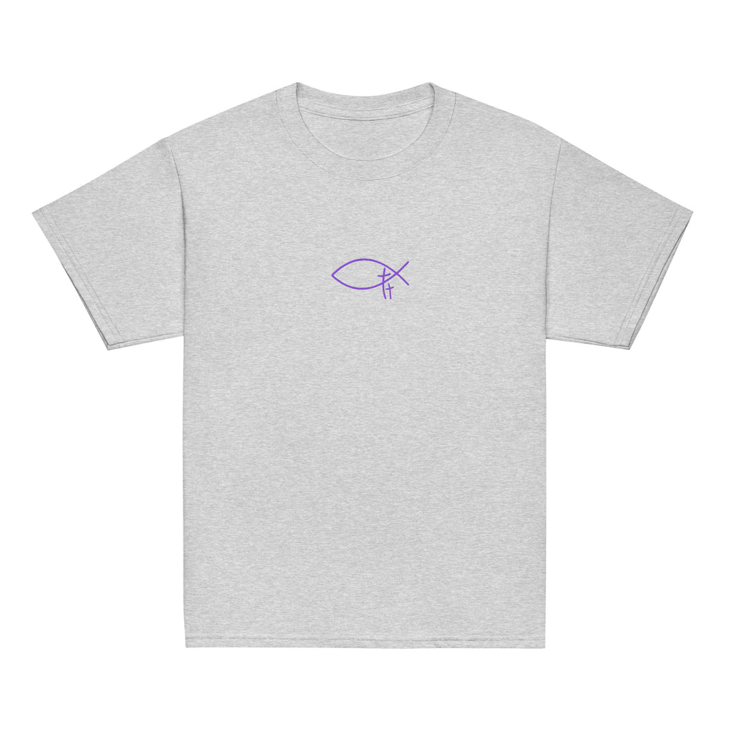 Christliche Kinderkleidung mit hochwertiger Stickerei. Minimalistische  Kinder T-Shirt Little Identity von beloved.Identity .  Faith Streetweae