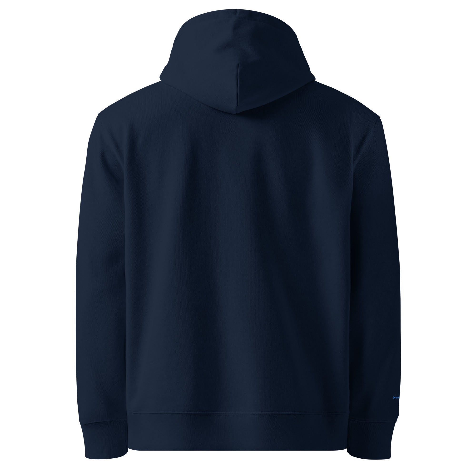 Christlicher Herren Hoodie aus schwerer Baumwolle mit gesticktem Symbol. Zeitloser Faith Hoodie – warm, hochwertig - Identität in Christus.