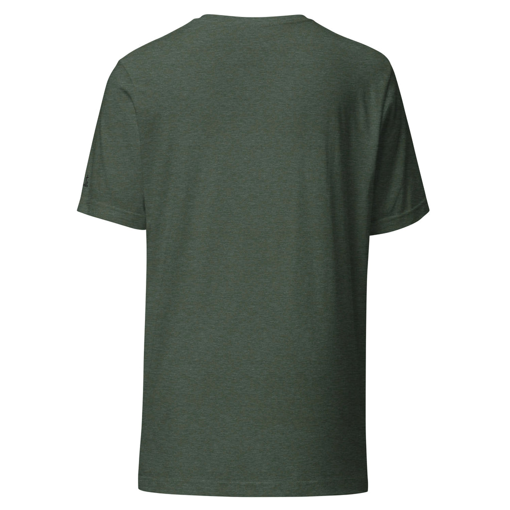 Christliches Herren T-Shirt mit minimalistischem Stick Logo. Hochwertiges Faith Shirt aus ringgesponnener Baumwolle – zeitlos, schlicht - deine Identität in Christus.